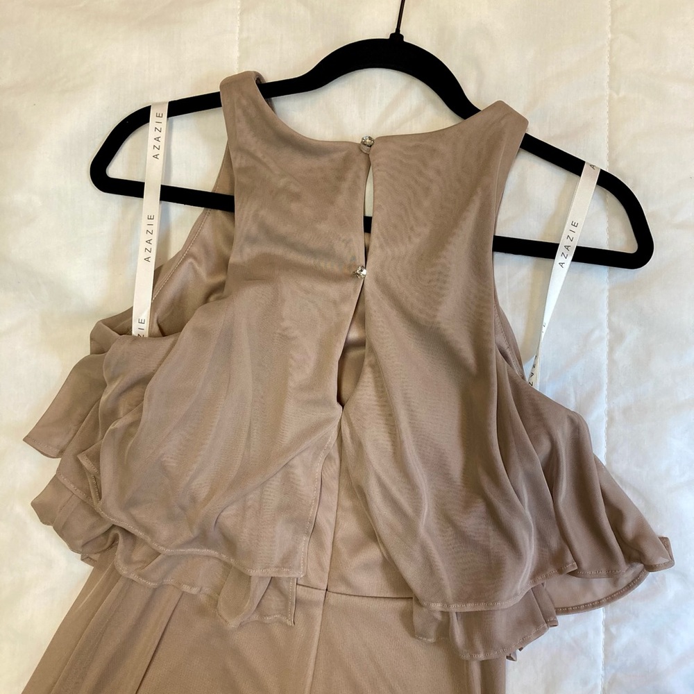 Azazie Genesis Bridesmaids Dress in Taupe - Picture 9 of 9